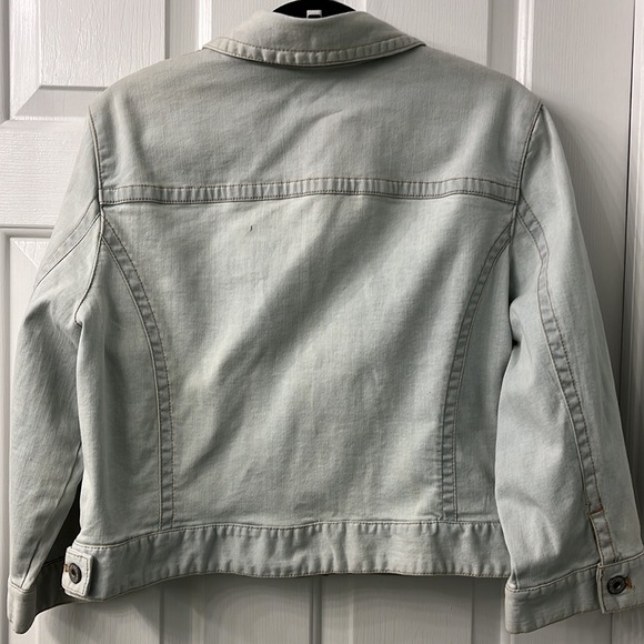 COPY - Chico’s Platinum Denim Jacket - Picture 6 of 11